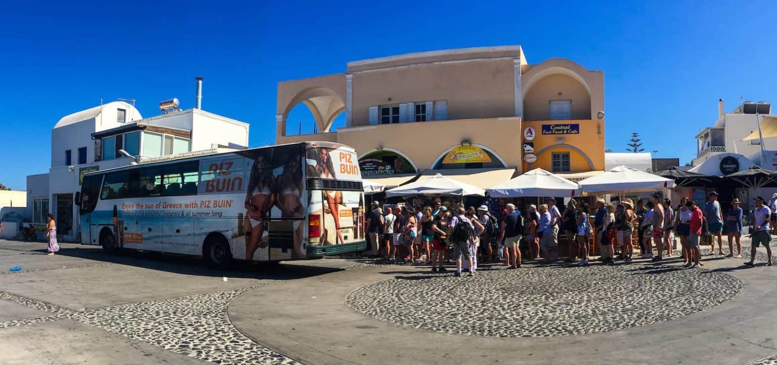 Santorini Buses Schedule and Information